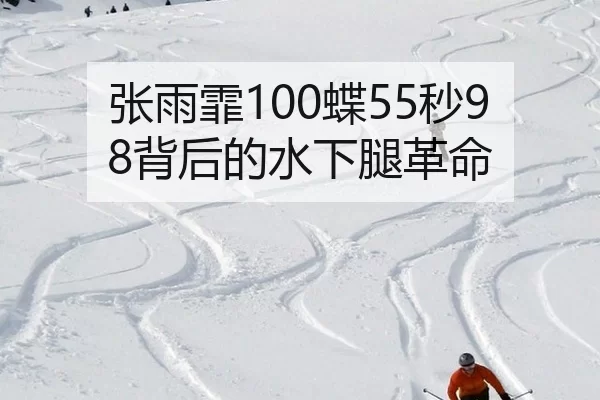张雨霏100蝶55秒98背后的水下腿革命